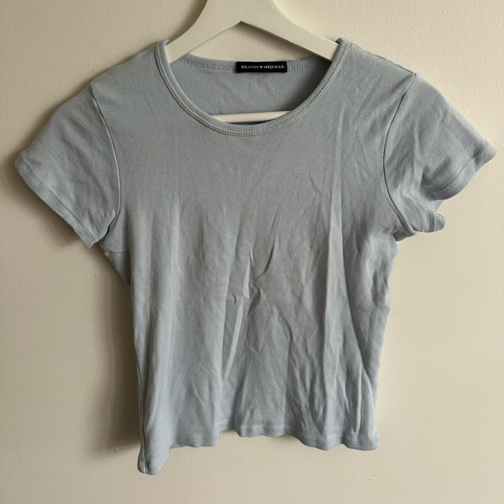 Women's Brandy Melville light Blue Tee Shirt
